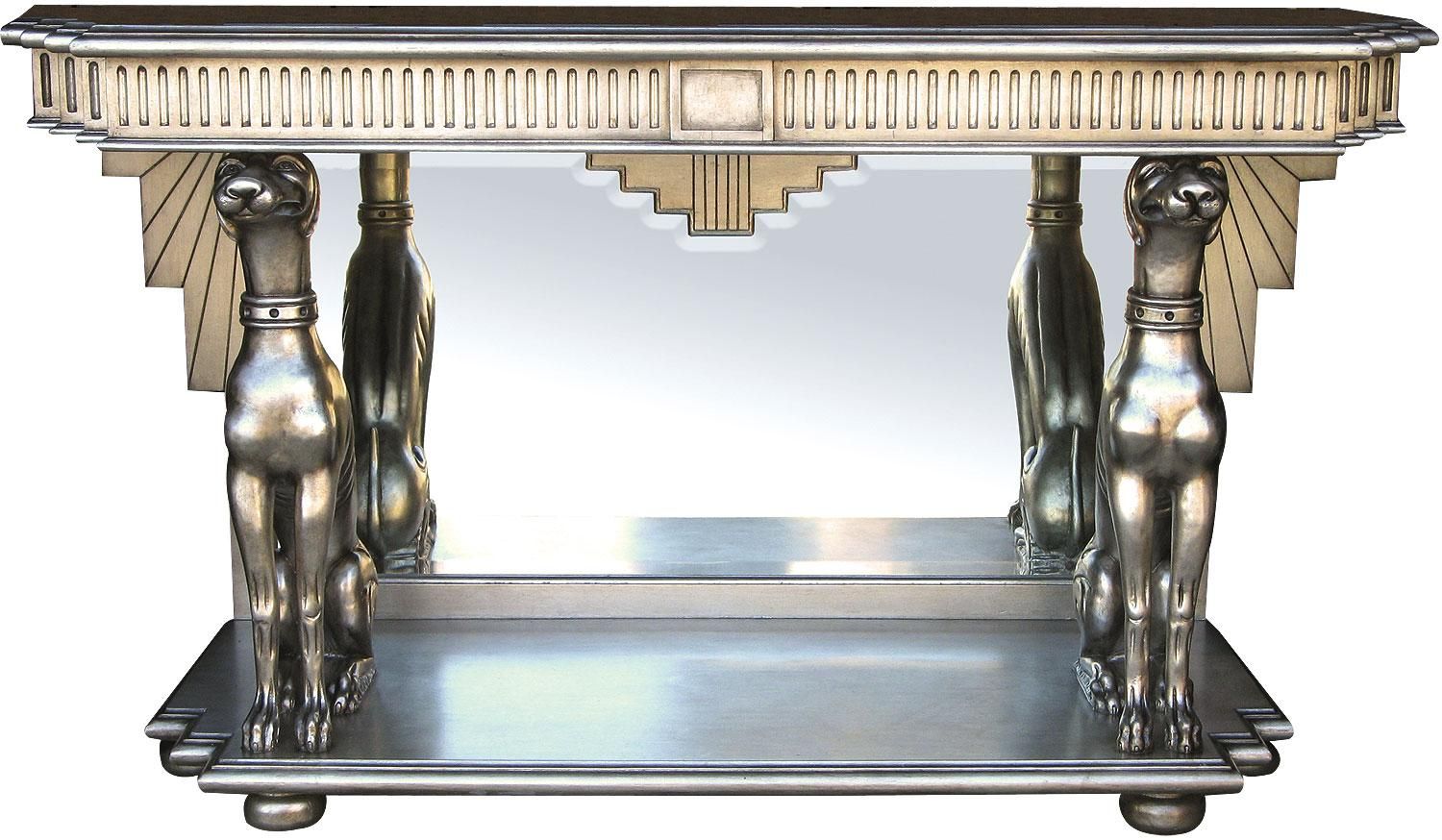 Silver Leaf Console Table, Console / Hall Tables From Regarding Silver Leaf Rectangle Console Tables (Photo 18 of 20)