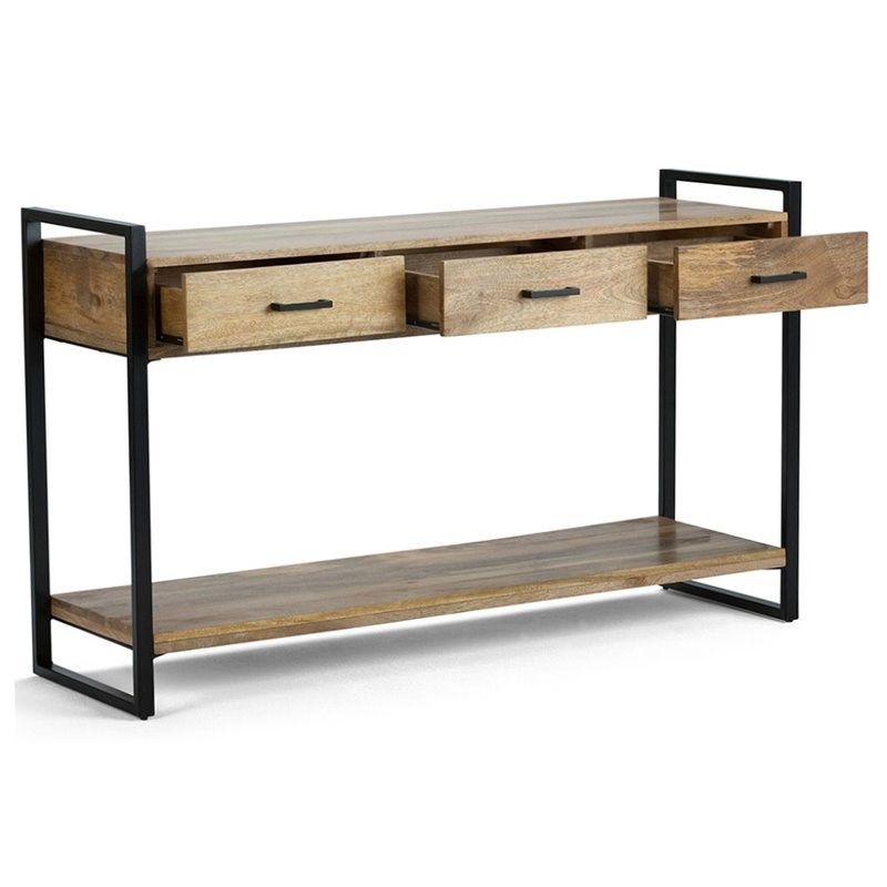 Simpli Home Riverside Console Table In Natural – 3axcriv 03 Pertaining To Natural Seagrass Console Tables (View 9 of 20)