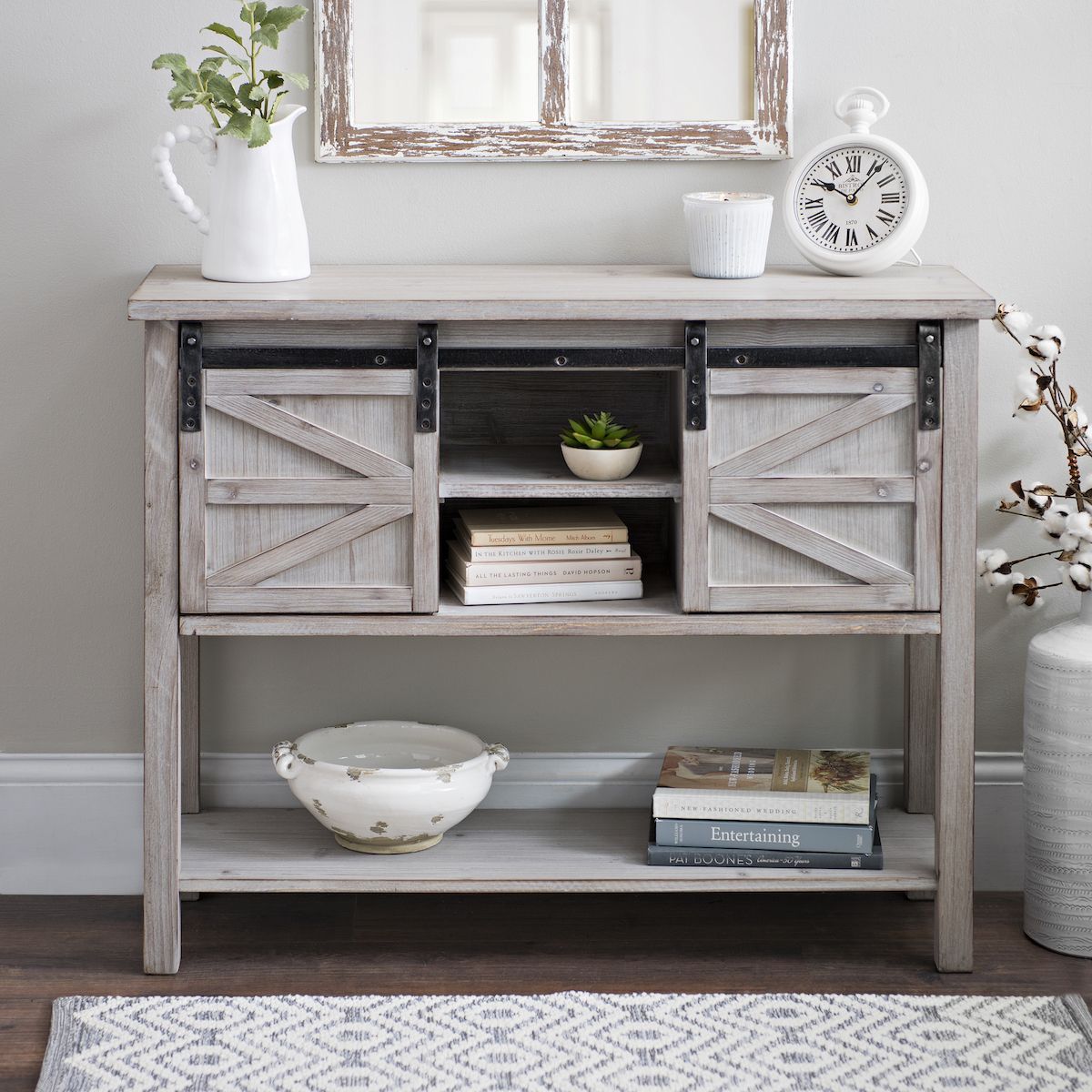 Slide Into Country Chic Style With This Console Table In Modern Farmhouse Console Tables (Photo 17 of 20)