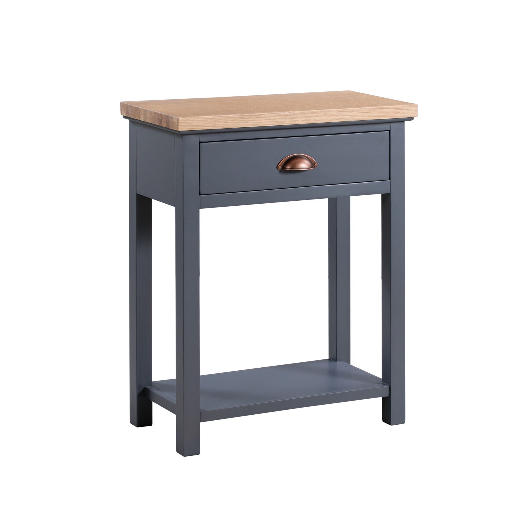 Small Grey Console Table – Grayson Range – Melody Maison® For Smoke Gray Wood Console Tables (Photo 11 of 20)