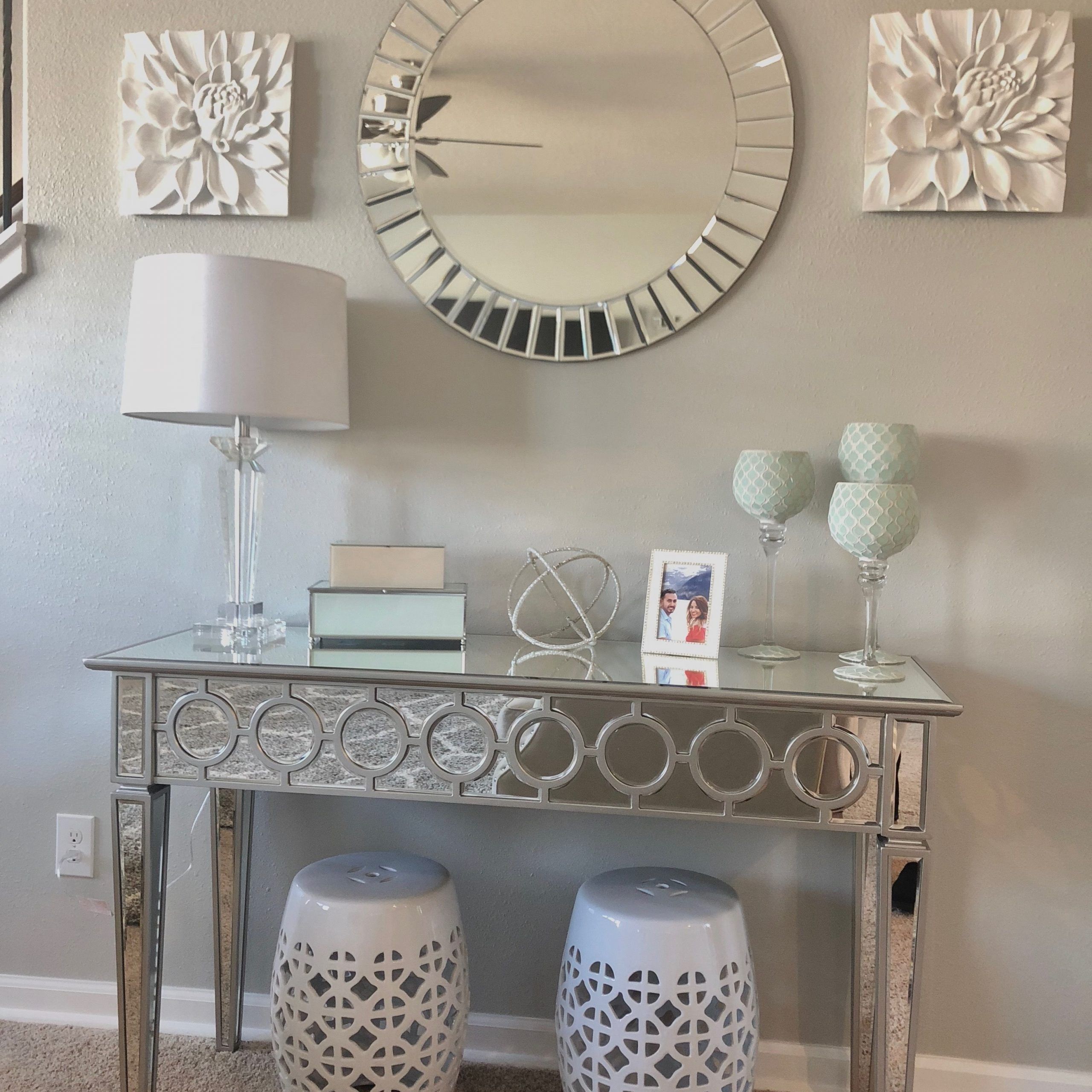 Sophie Mirrored Console Table  Z Gallerie # Intended For Mirrored Console Tables (Photo 1 of 20)