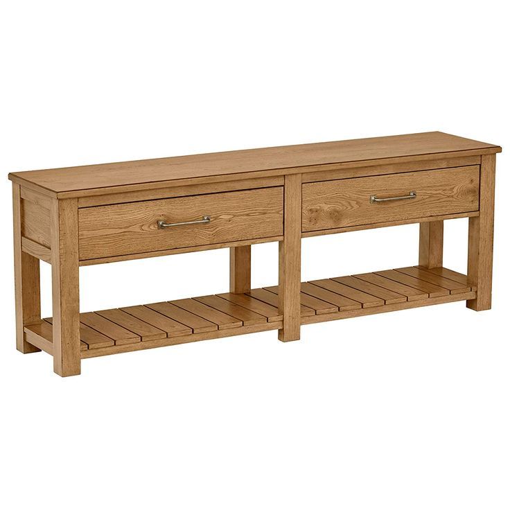 Stone & Beam Parson Entertainment Console, 72l, Oak Intended For Honey Oak And Marble Console Tables (View 15 of 20)
