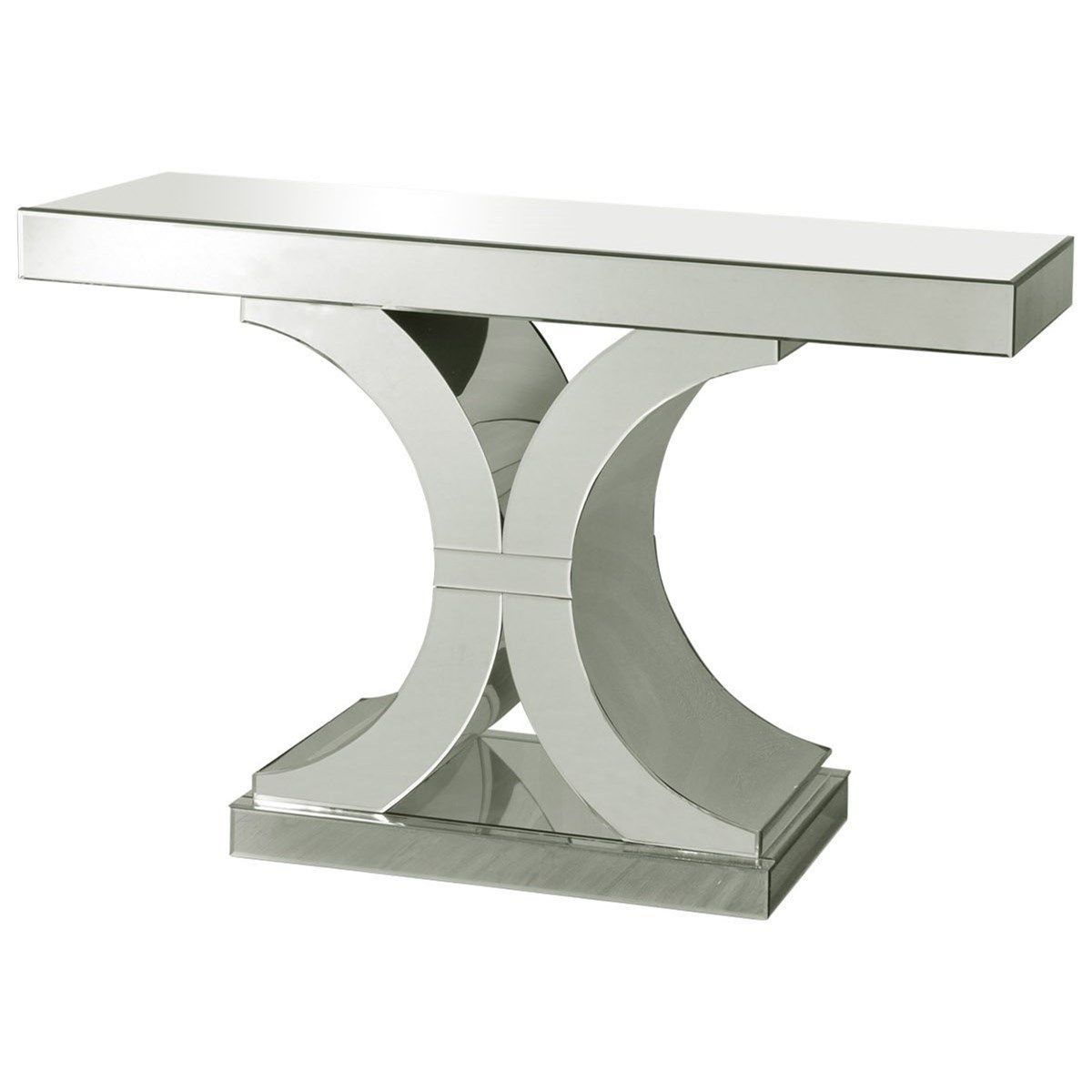 Stylecraft Occasional Tables Chanel Clear Glass Console Pertaining To Clear Console Tables (Photo 9 of 20)