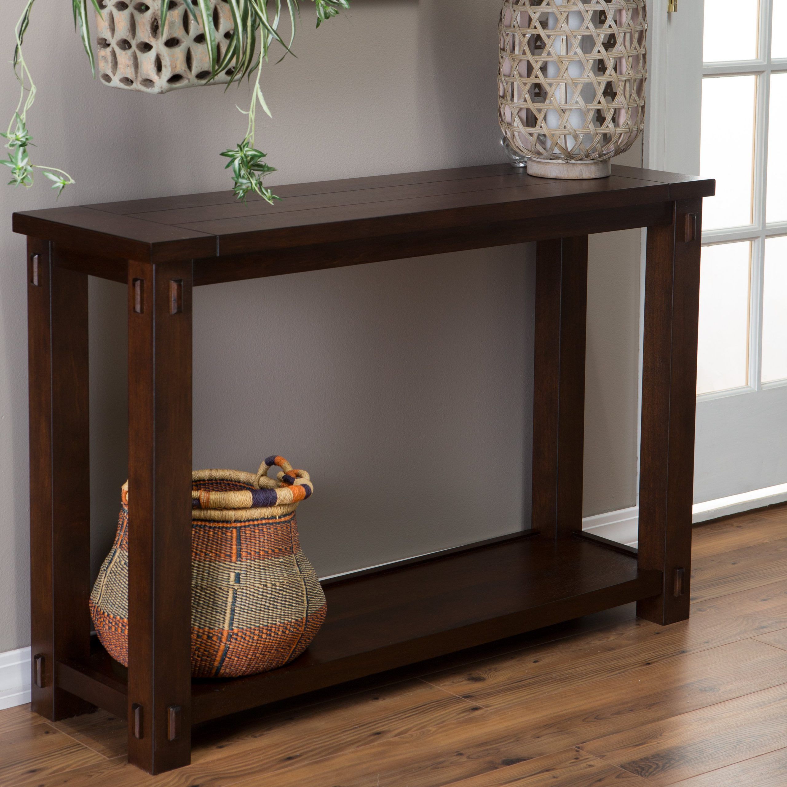 Tall Console Tables – Homesfeed Throughout Open Storage Console Tables (Photo 8 of 20)