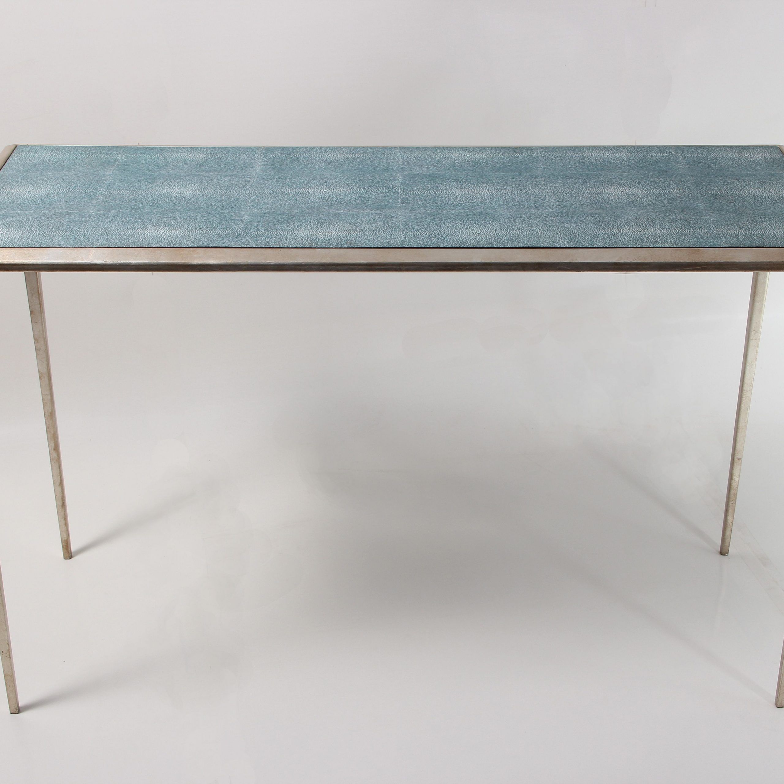 The Louis Shagreen Console Table Is Elegant And Stylish In Within Faux Shagreen Console Tables (Photo 2 of 20)