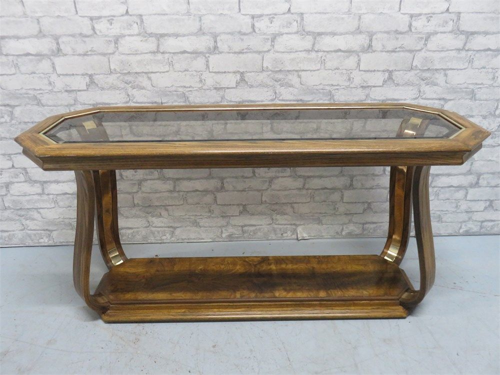 Transitional Design Online Auctions – Octagonal Sofa Table For Octagon Console Tables (View 15 of 20)