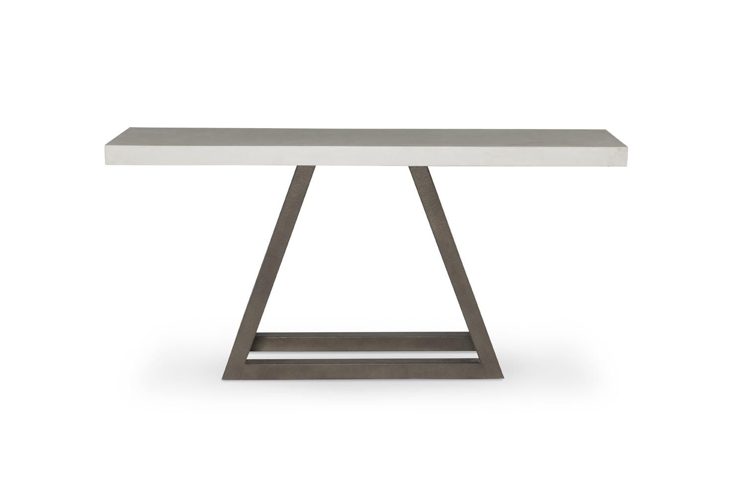 Triangle Console – Mr Brown London Inside Pecan Brown Triangular Console Tables (Photo 14 of 20)