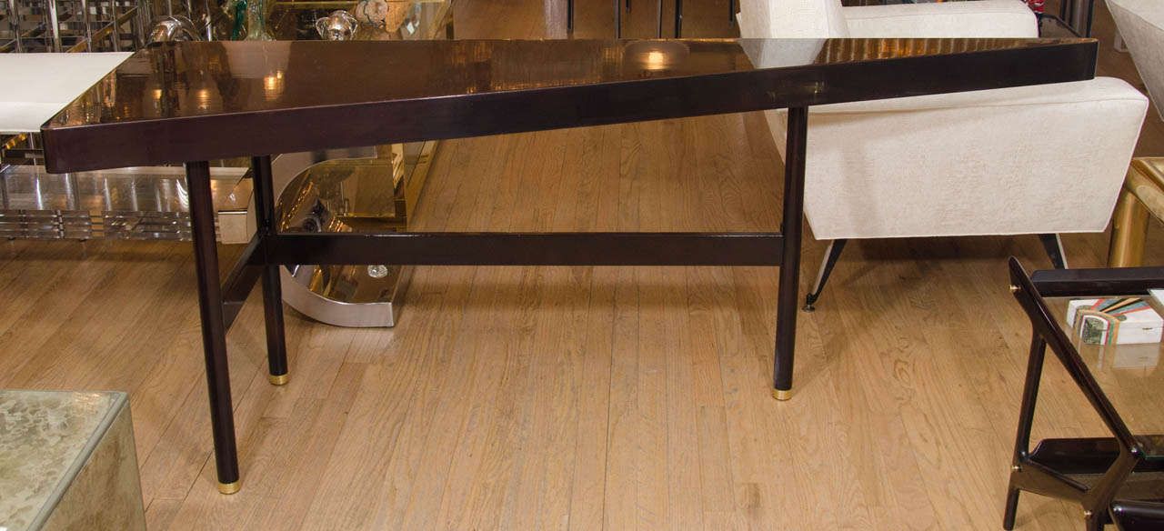 Triangular Wood Console Table At 1stdibs In Triangular Console Tables (Photo 12 of 20)