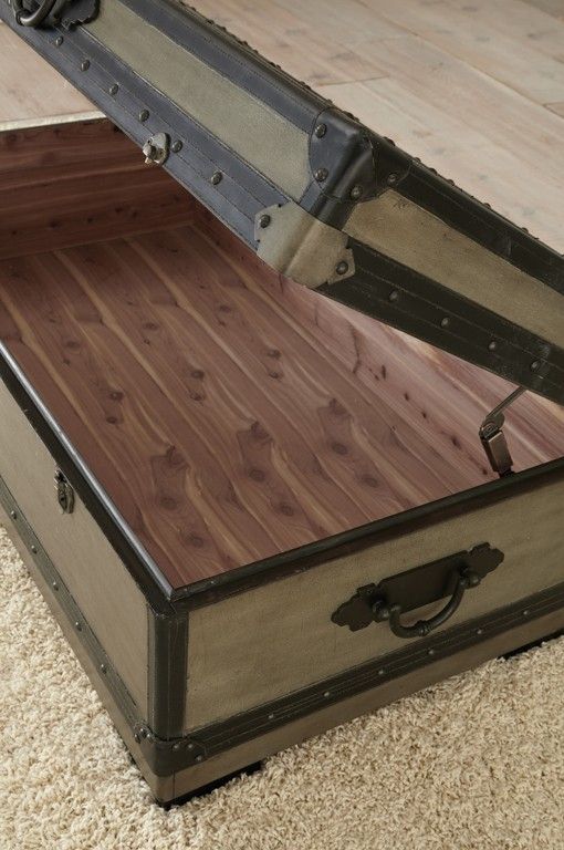 Trunk Coffee Table – Blum's Fine Furniture Within Espresso Wood Trunk Console Tables (View 8 of 20)