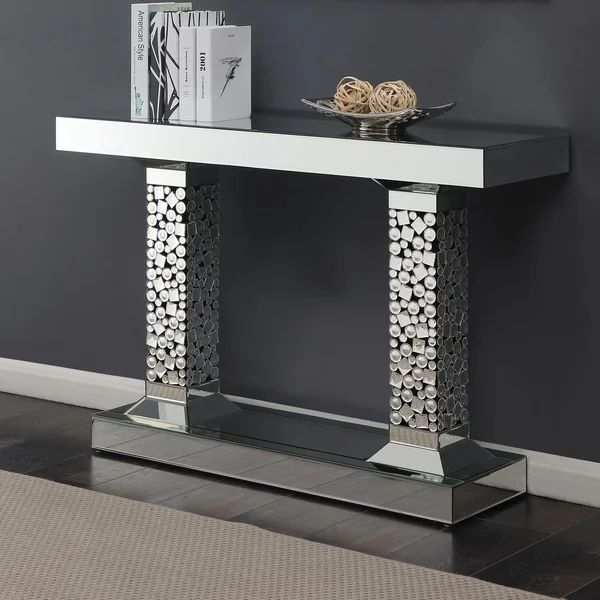 Unique Sparkly Mirrored Console Table Acrylic Crystal With Mirrored Modern Console Tables (View 11 of 20)
