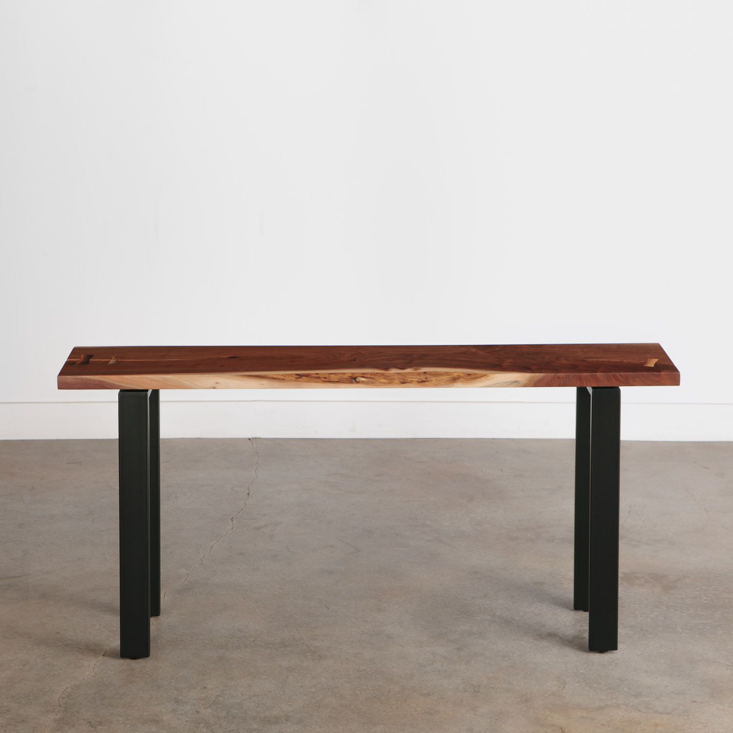 Walnut Console Table No. 102 | Elko Hardwoods | Modern With Regard To Walnut Console Tables (Photo 9 of 20)