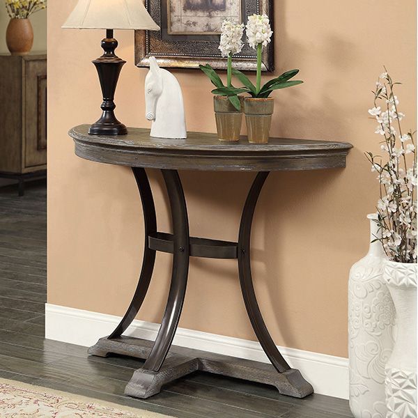 Weldon Aged Dark Brown Console Table | Console Table With Dark Brown Console Tables (Photo 1 of 20)