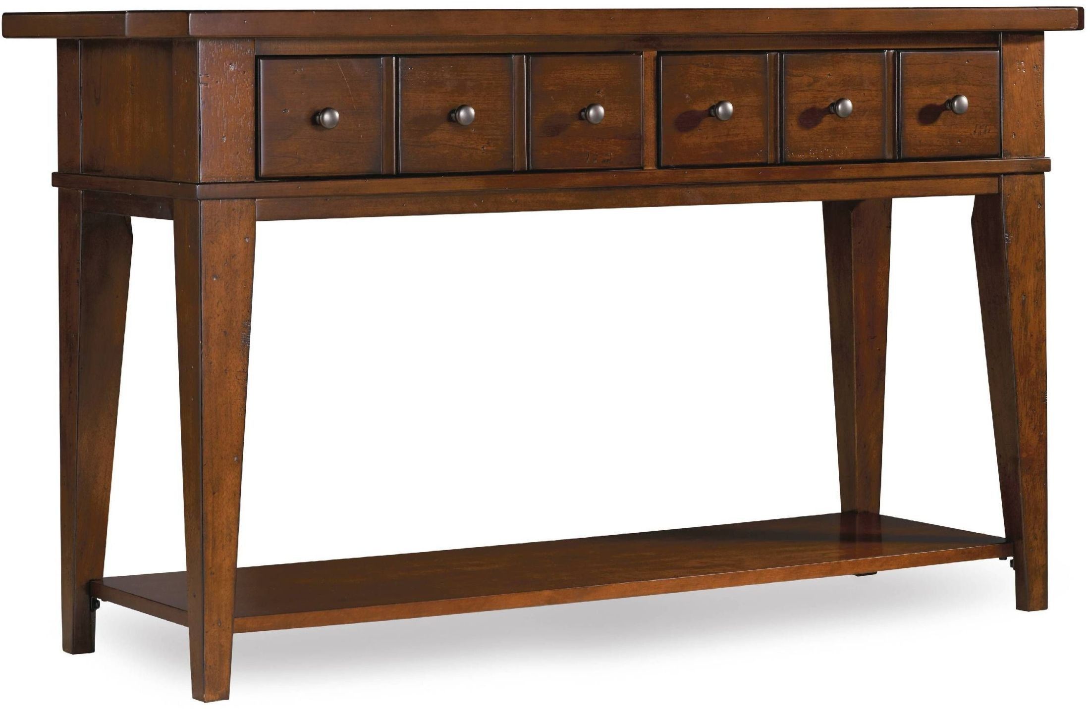 Wendover Cherry Console Table From Hooker | Coleman Furniture In Heartwood Cherry Wood Console Tables (Photo 1 of 20)