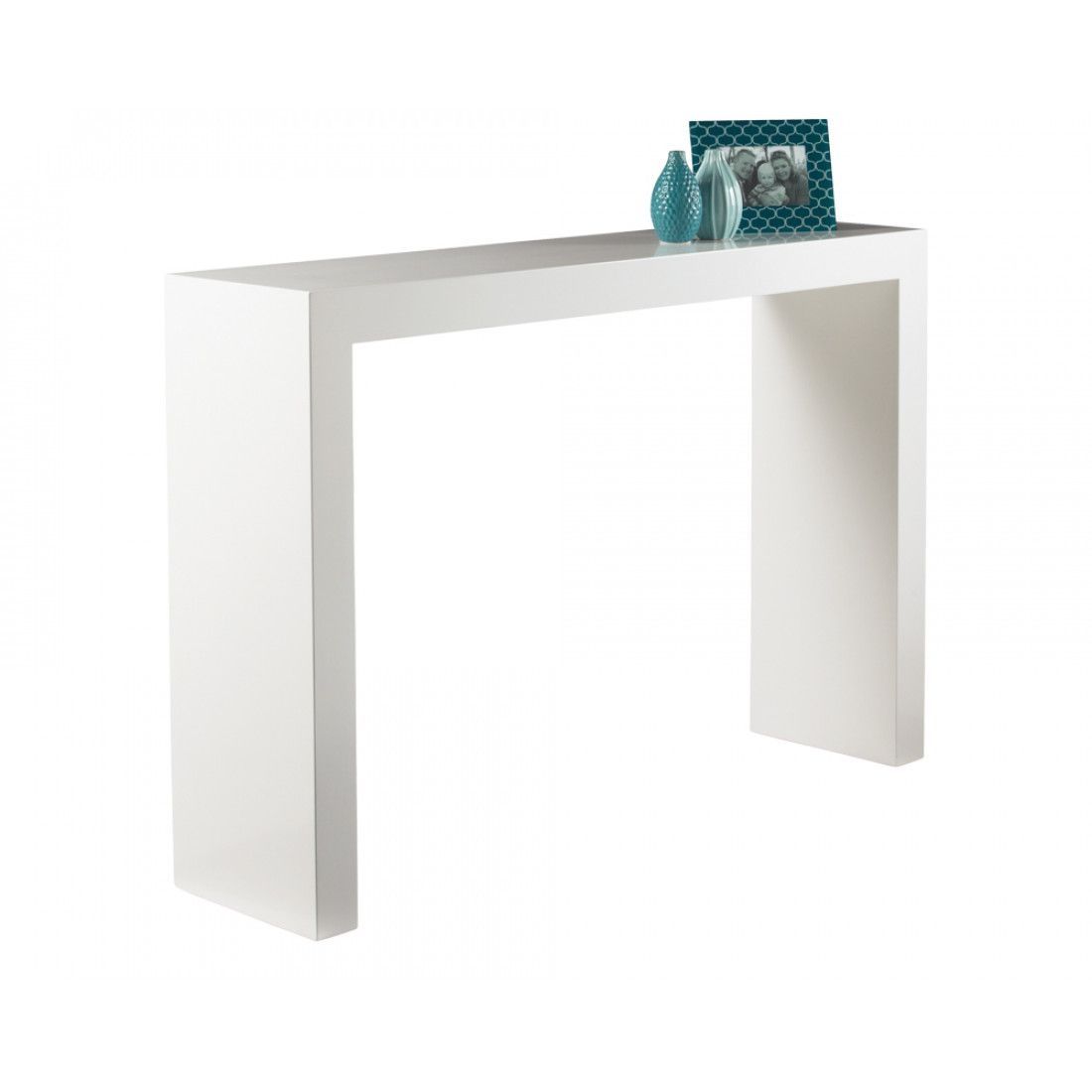 White High Gloss Console Table – Ideas On Foter Within White Triangular Console Tables (View 20 of 20)