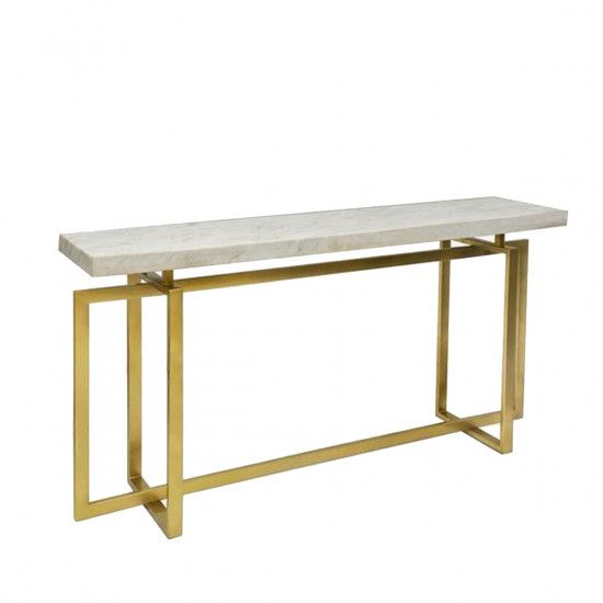 White Marble Console Table | Beut.co (View 9 of 20)