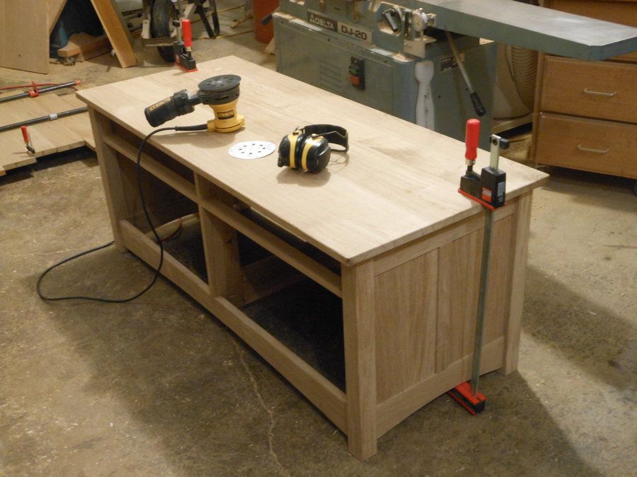 White Oak File Cabinet  Pintodeluxe @ Lumberjocks With White Grained Wood Hexagonal Console Tables (Photo 19 of 20)