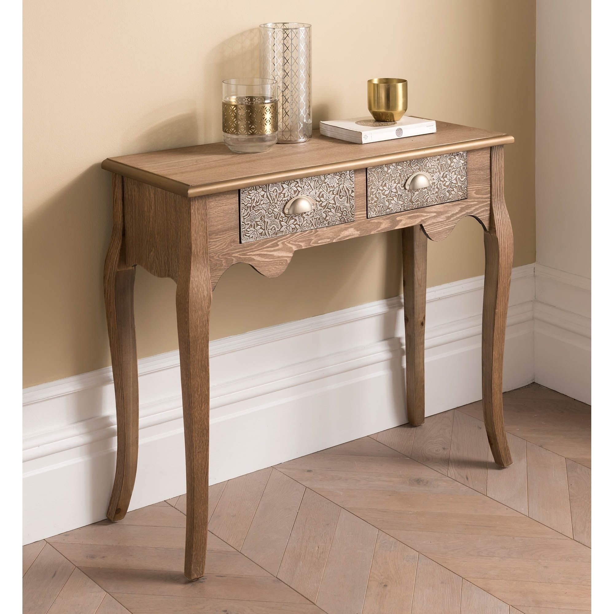 Featured Photo of 20 Best Antique White Black Console Tables