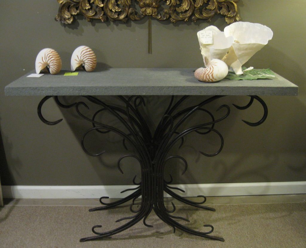 Wrought Iron Sofa Table That Will Fascinated You – Homesfeed Within Wrought Iron Console Tables (View 9 of 20)
