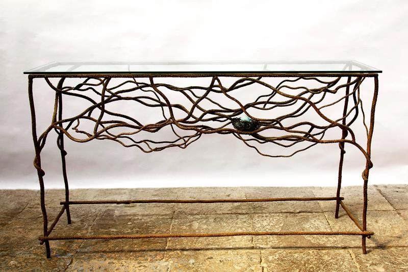 Zaar Design Center Bramble Console Table | Console Table Inside Wood Veneer Console Tables (Photo 7 of 20)