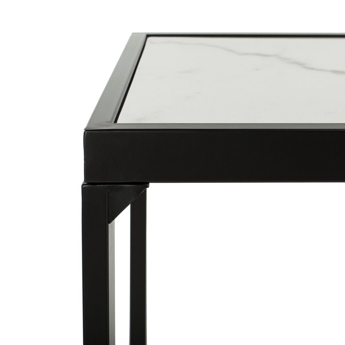 Zuri White Marble/black Console Table – 1stopbedrooms. Throughout Aged Black Console Tables (Photo 20 of 20)