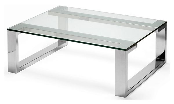 15 Awesome Designs Of Stainless Steel Rectangular Coffee Tables | Home Throughout Stainless Steel And Glass Modern Desks (View 7 of 15)