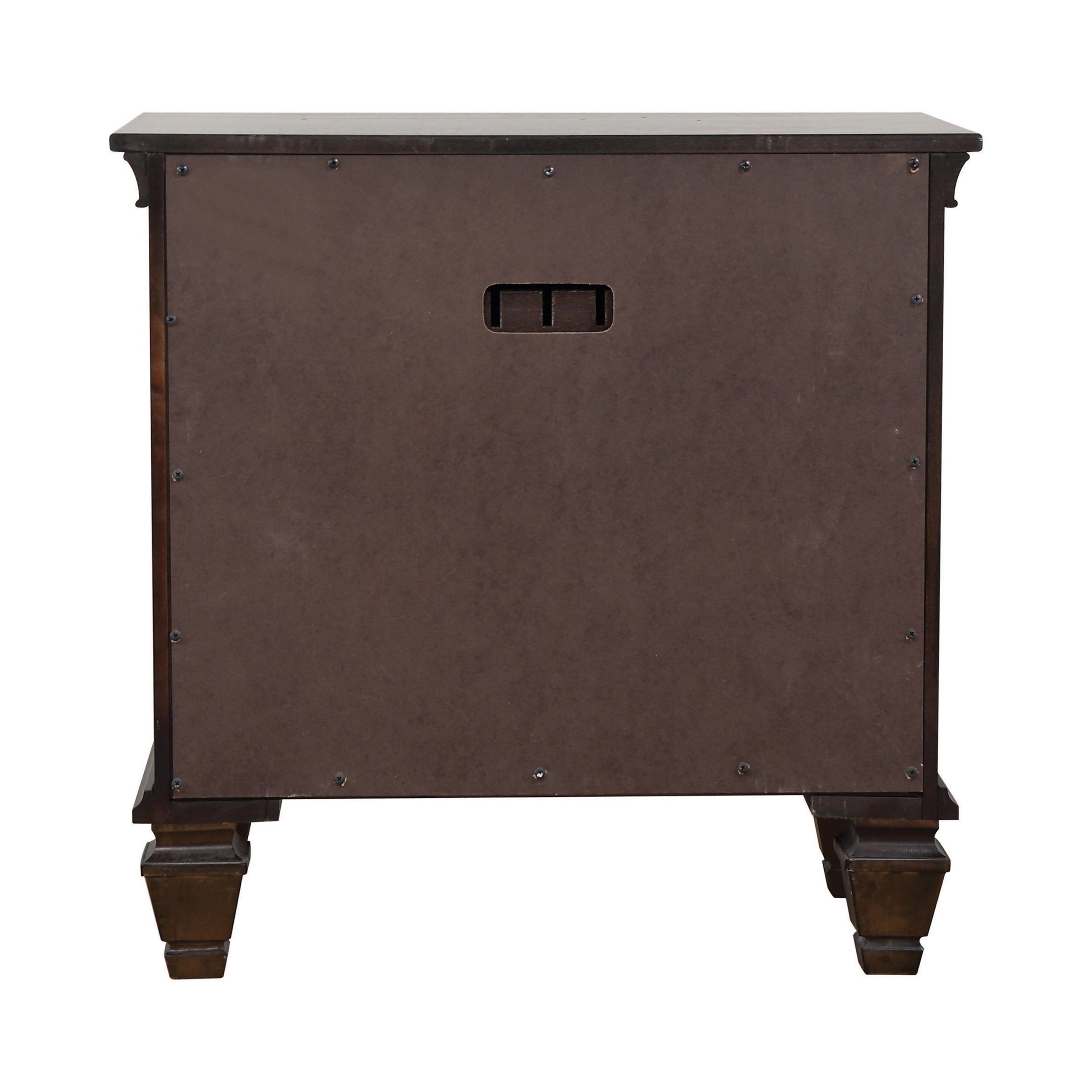 2 Drawer Nightstand With Pull Out Tray Burnished Oak – Coaster Fine Throughout Burnished Oak Desks (View 7 of 15)