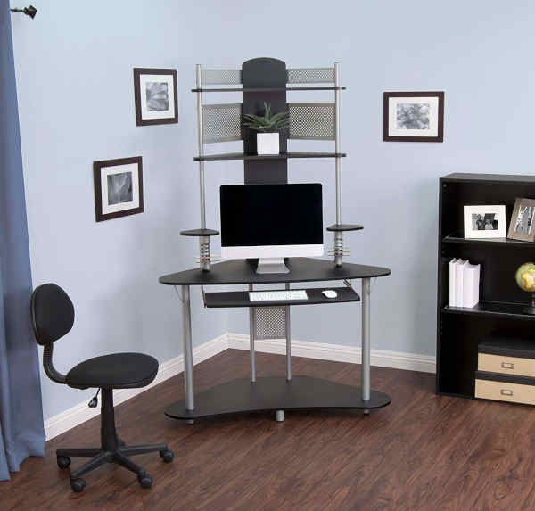 21 Affordable Small Computer Desks With Sliding Keyboard Tray – Vurni Inside Graphite Convertible Desks With Keyboard Shelf (View 8 of 15)