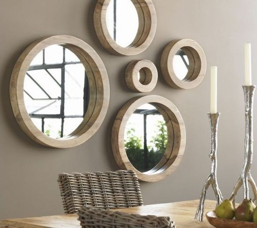 34 Popular Mirror Wall Decor Ideas Best For Living Room – Magzhouse In Tellier Accent Wall Mirrors (Photo 6 of 15)