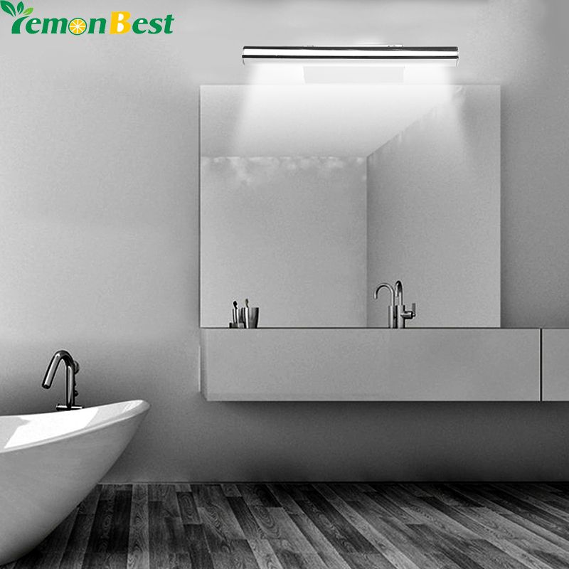 3w 25cm 5w 40cm Bathroom Led Mirror Lights Fixtures Mirror Wall Light In Front Lit Led Wall Mirrors (View 8 of 15)