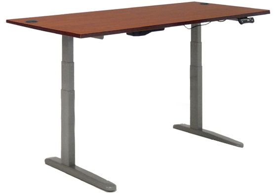 71" X 41" Bow Front Raiseup Electric Lift Height Adjustable Desk – See Within Adjustable Electric Lift Desks (View 15 of 15)
