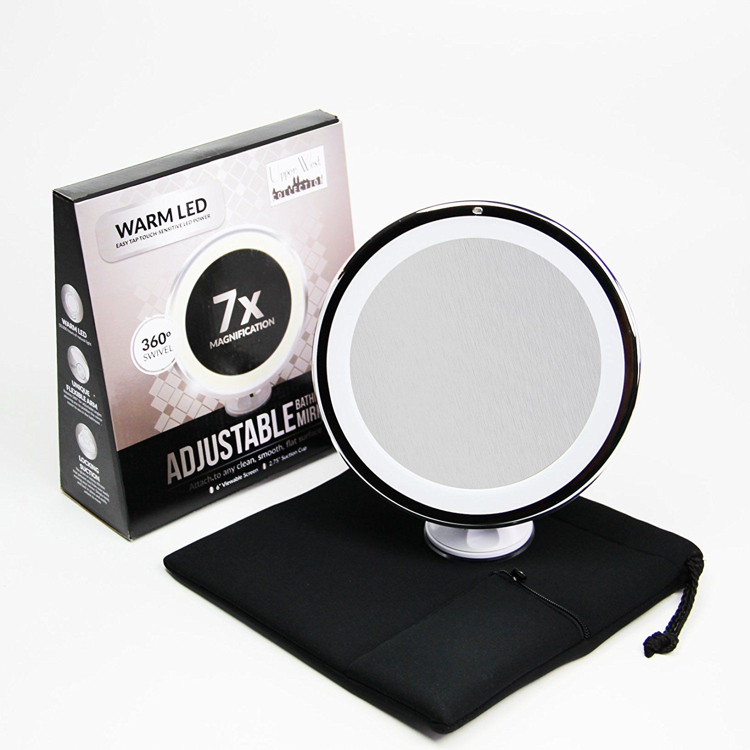 7x Magnifying Lighted Makeup Mirror (View 9 of 15)