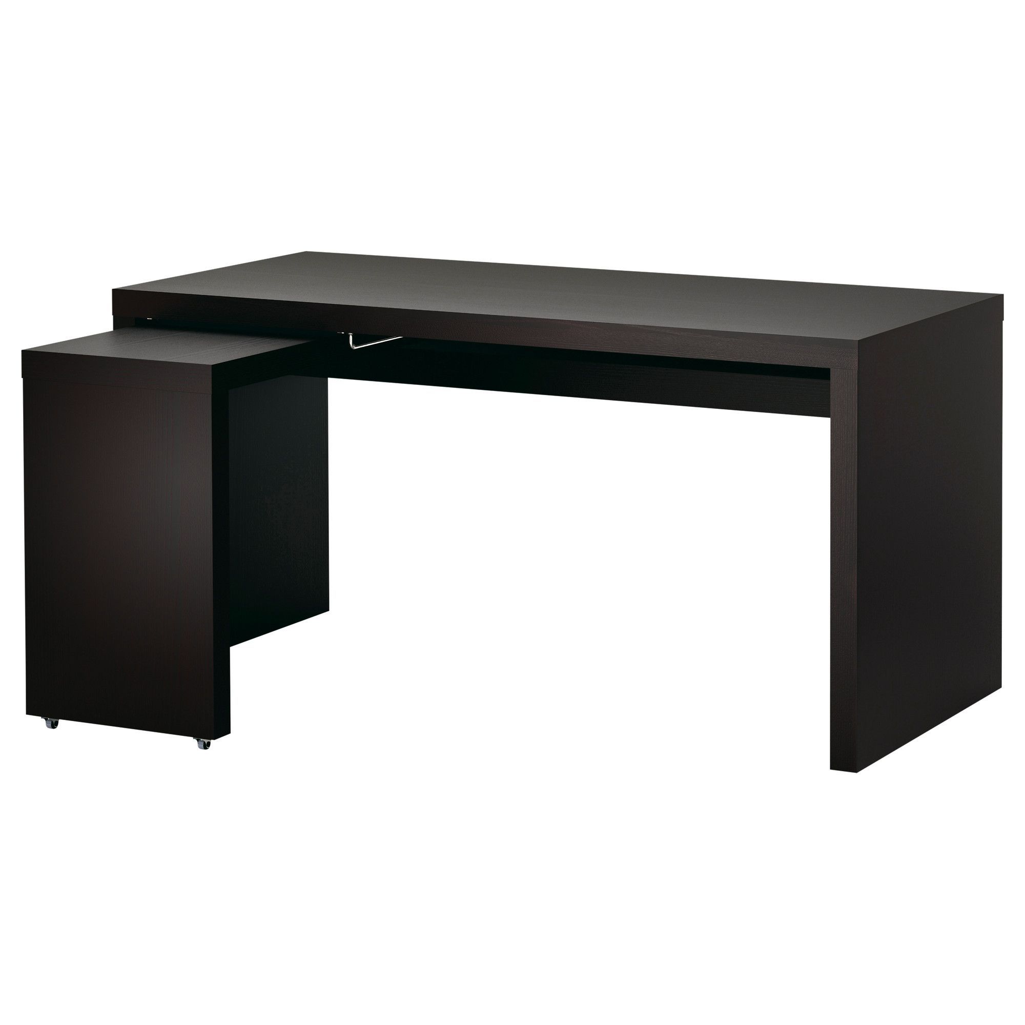 99+ Black Glass Computer Desk Ikea – Real Wood Home Office Furniture Pertaining To Black Glass And Dark Gray Wood Office Desks (Photo 11 of 15)