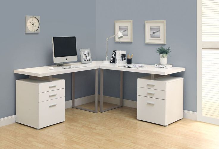 99+ White High Gloss Corner Desk – Large Home Office Furniture Check With Regard To Gloss White Corner Desks (View 7 of 15)