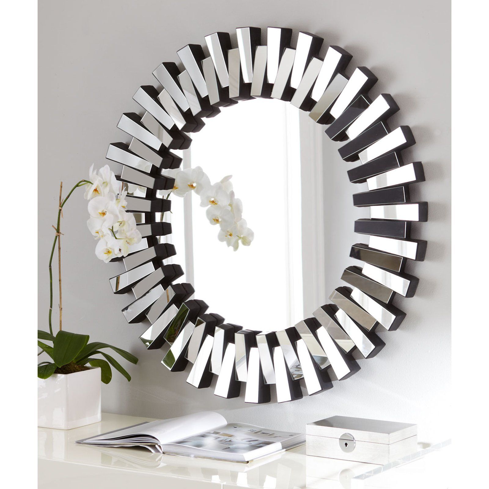 Afina Modern Luxe Round Wall Mirror – 36 In (View 15 of 15)