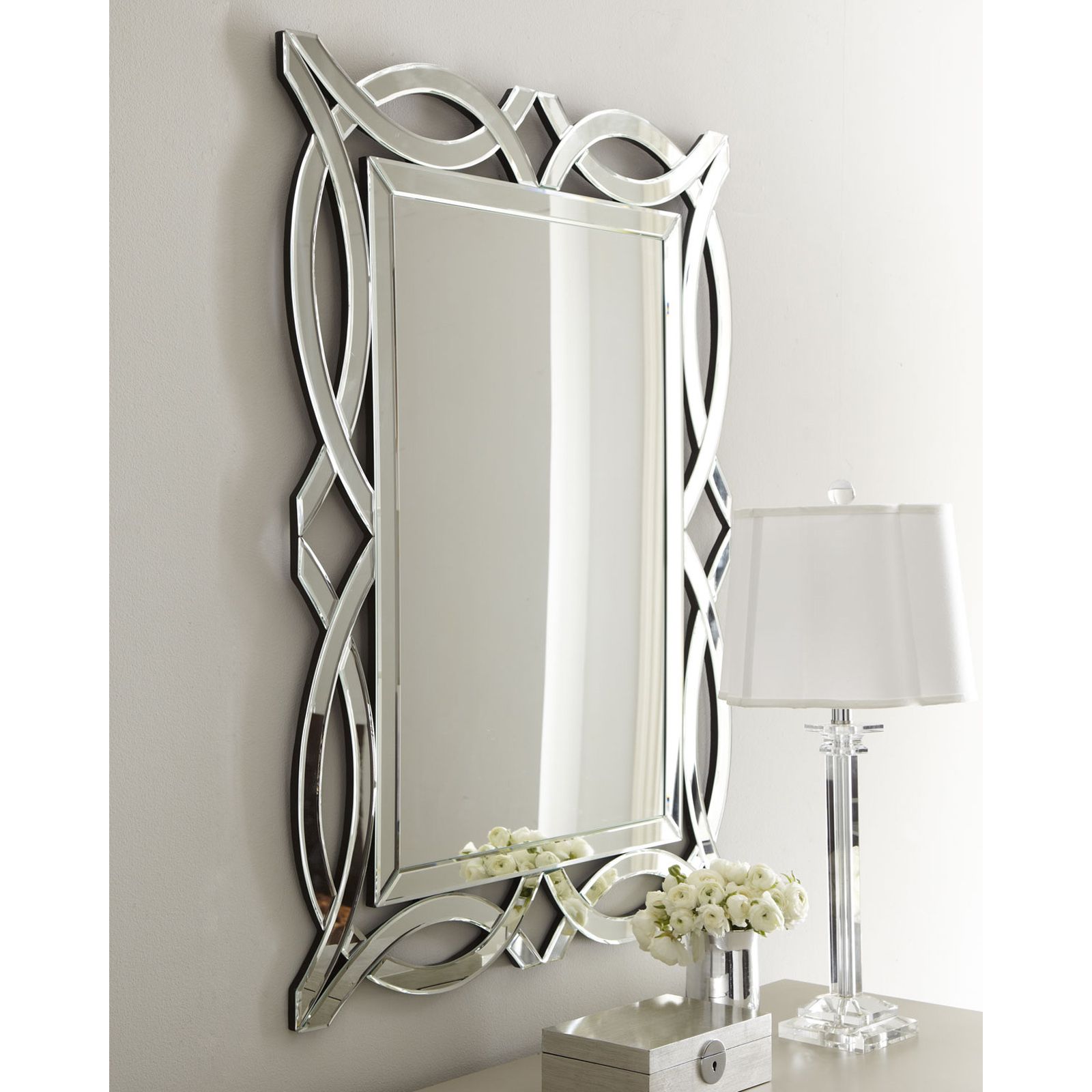 Afina Modern Luxe Wall Mirror – 32w X 42h In. – Mirrors At Hayneedle Regarding Sartain Modern & Contemporary Wall Mirrors (Photo 5 of 15)