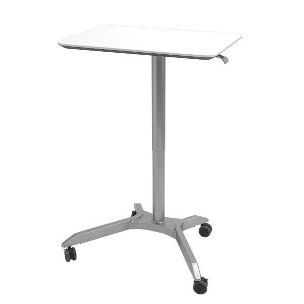 Airlift® Xl Sit Stand Mobile Height Adjustable Standing Desk | Mobile With Regard To Sit Stand Mobile Desks (Photo 7 of 15)