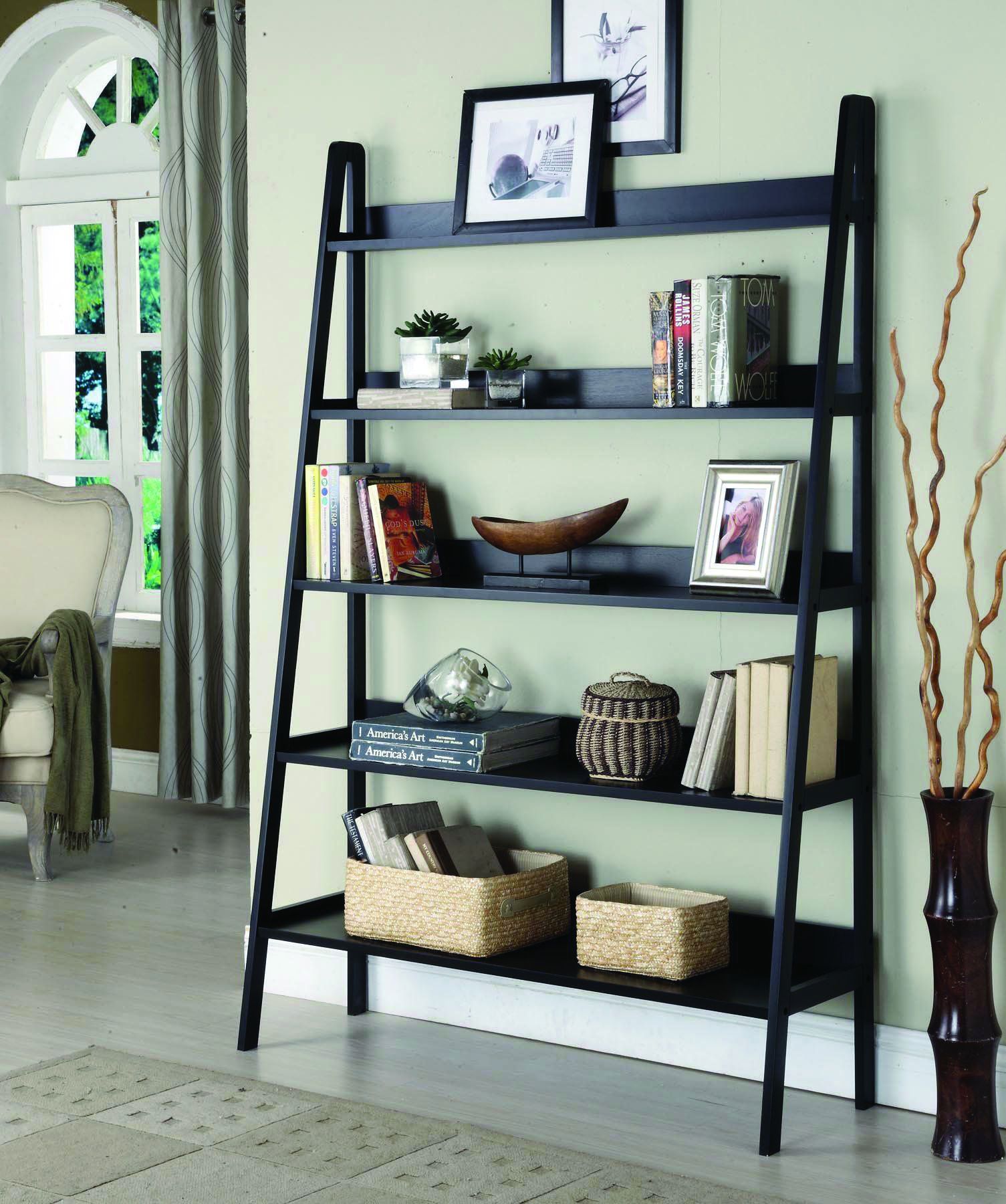 Amazing Ladder Shelf Plans Only On Homelikeart | Shelf Decor Living Inside 2 Shelf Black Ladder Desks (View 9 of 15)