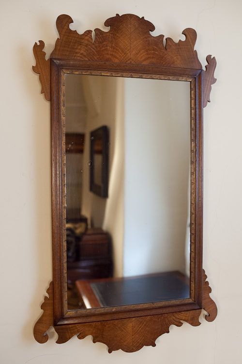 Antiques Atlas – Mahogany Fretwork Wall Mirror. Intended For Dark Mahogany Wall Mirrors (Photo 3 of 15)