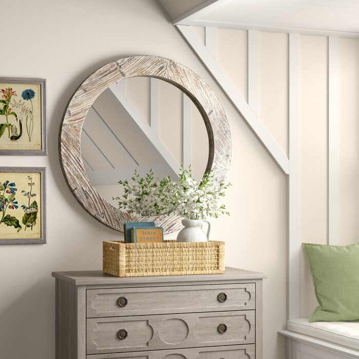 Arminta Cottage/country Accent Mirror & Reviews | Birch Lane Throughout Yatendra Cottage/country Beveled Accent Mirrors (View 13 of 15)