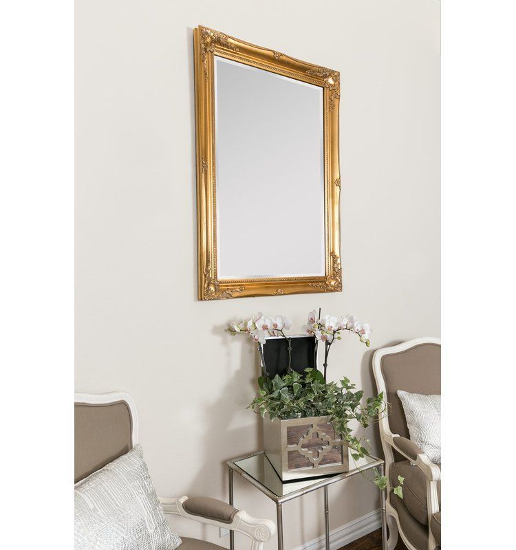 Baddock Traditional Beveled Accent Mirror | Traditional Wall Mirrors With Regard To Hilde Traditional Beveled Bathroom Mirrors (View 3 of 15)
