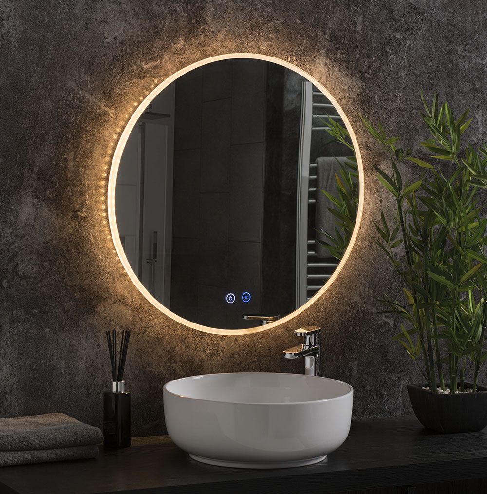 Bathroom Mirrors | Traditional & Illuminated Mirrors | Large & Round With Regard To Round Backlit Led Mirrors (View 2 of 15)