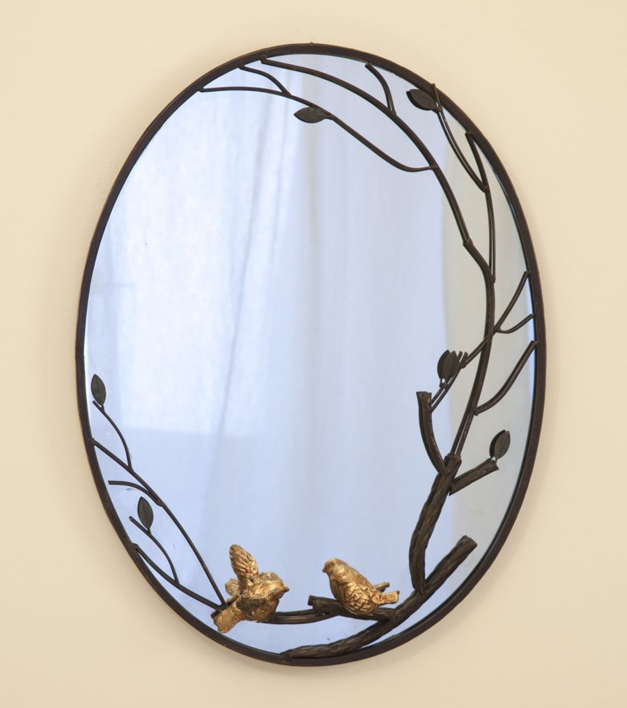 Birds And Branches Mirror | Mirror, Tree Decor, Hallway Mirror In Cromartie Tree Branch Wall Mirrors (Photo 15 of 15)