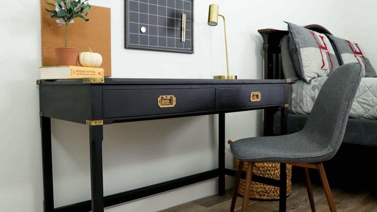 Black Modern Desk | My Furniture, It Is Finished, Modern Desk Within Black Finish Modern Office Desks (View 9 of 15)