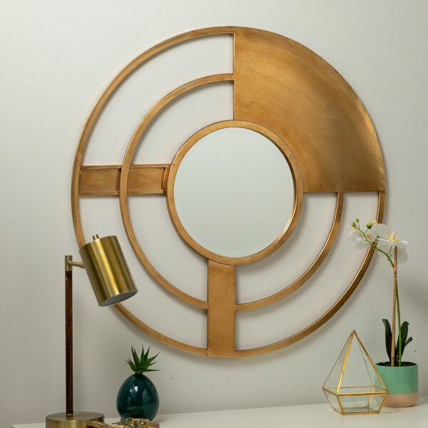 Bloomsbury Market Beveled Round Modern & Contemporary Beveled Accent With Gaunts Earthcott Modern &amp; Contemporary Beveled Accent Mirrors (Photo 7 of 15)