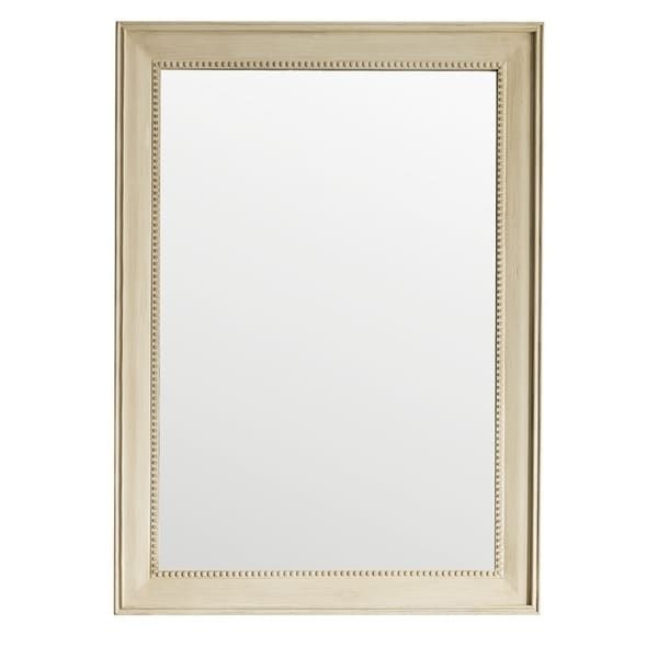 Bristol 29" Rectangular Mirror, Vintage Vanilla – Off White – A/n For Bristol Accent Mirrors (View 13 of 15)