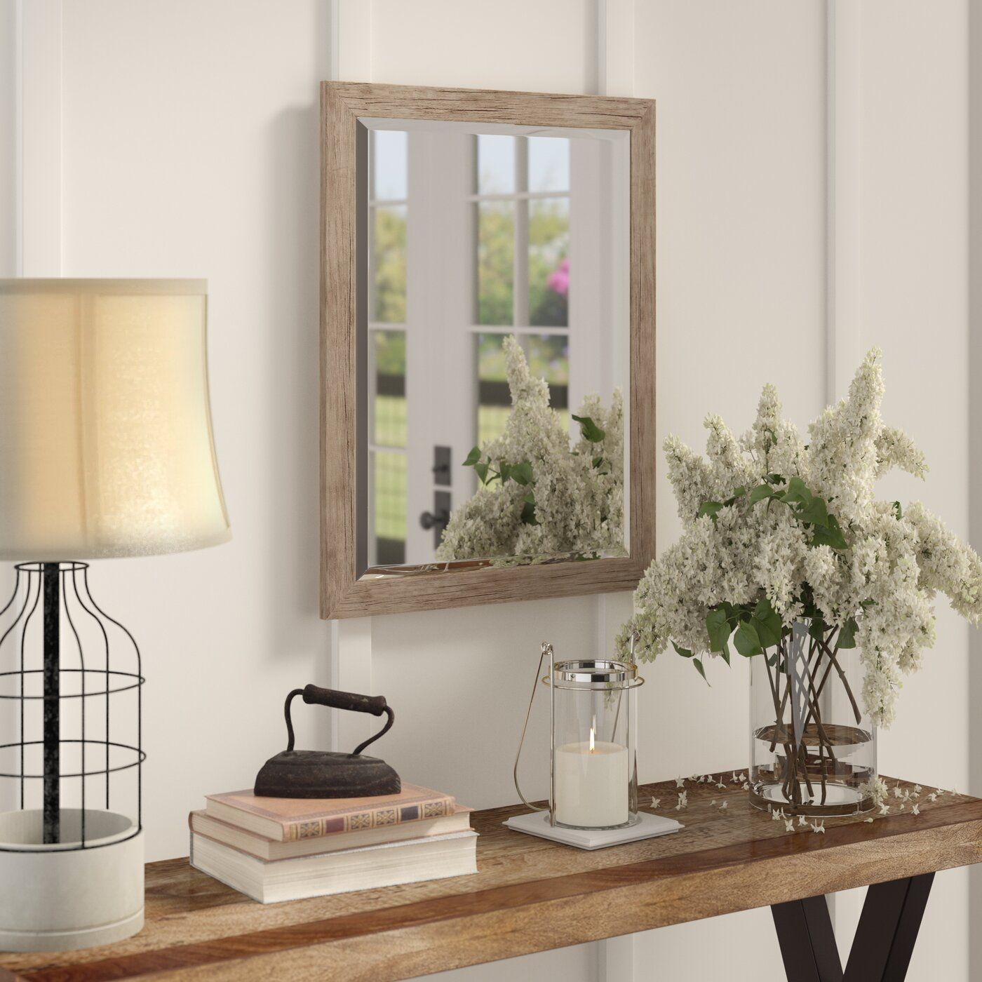 Brucie Framed Decorative Accent Mirror In 2020 | Cottage Bathroom With Regard To Yatendra Cottage/country Beveled Accent Mirrors (View 9 of 15)