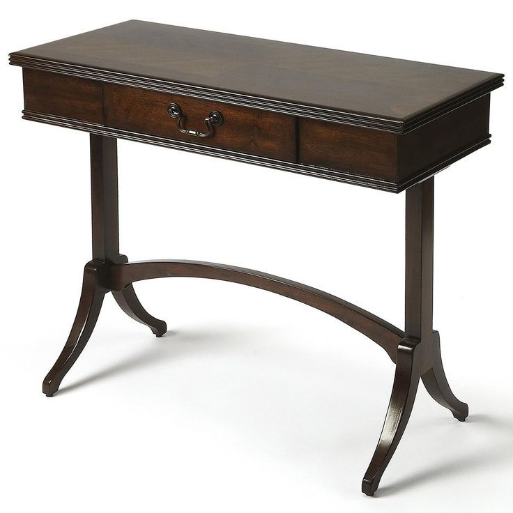 Butler Alta Writing Desk In Dark Brown | Nebraska Furniture Mart | Wood Inside Dark Sapphire Wood Writing Desks (View 13 of 15)