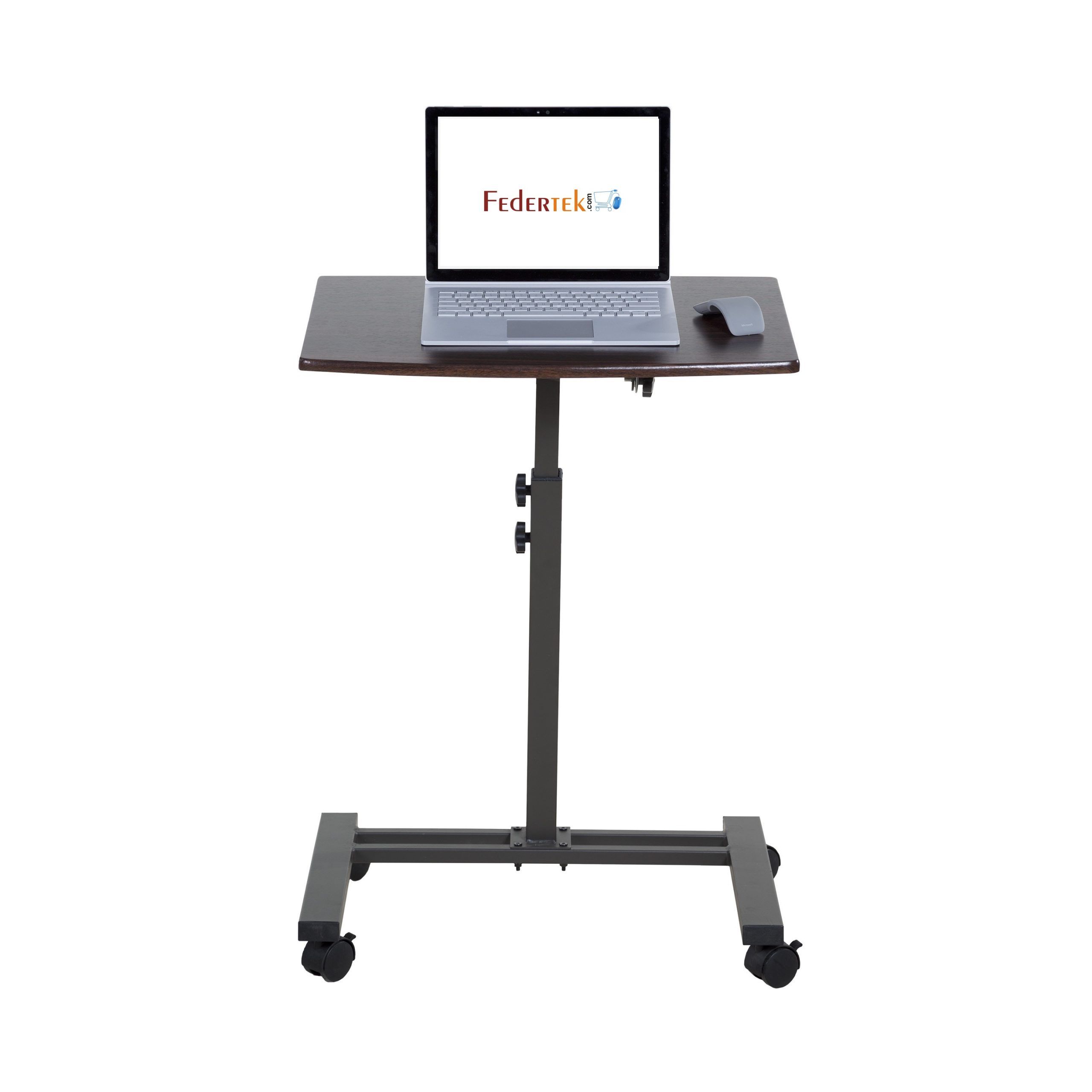 Buy Height Adjustable Table , Laptop Table, Study Table, Movable Desk Throughout Espresso Adjustable Laptop Desks (View 3 of 15)