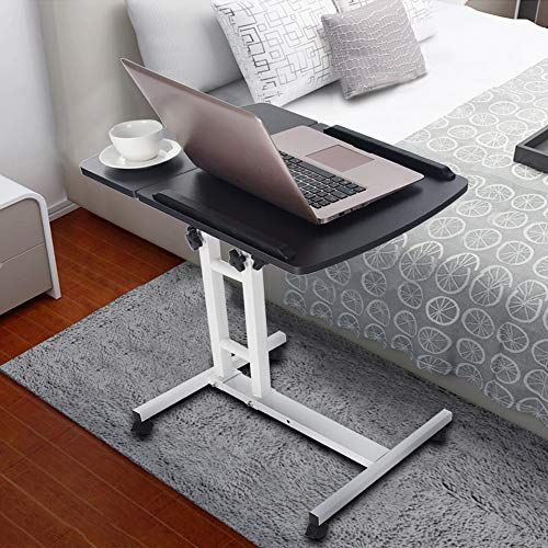 Buy Libison Table Laptop Cart, Portable Household Adjustable Height And For Black Adjustable Laptop Desks (View 14 of 15)