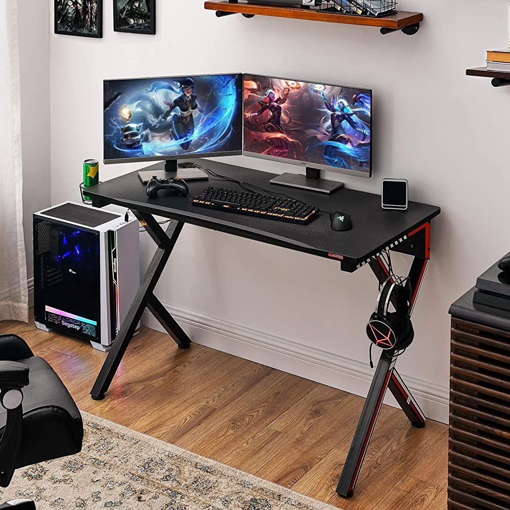 Buy Mr Ironstone Gaming Desk 45.2 W X  (View 2 of 15)